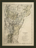 Ebelings Map of Vermont 1796