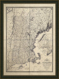 A Map of the New England States in 1826