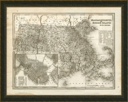 Massachusettes and Rhode Island 1833