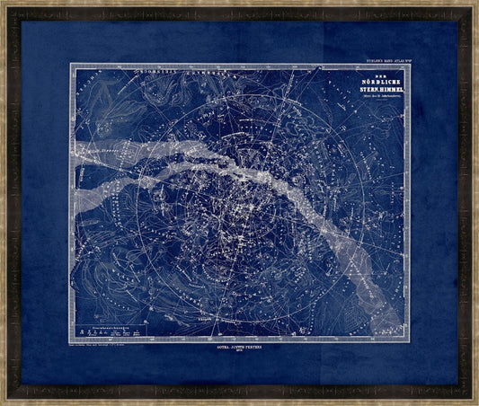 North Sky Star Chart, 1875