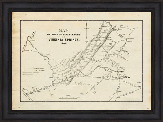 Map of the Virginia Springs