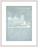 Estate Garden Plans III in Celadon and White