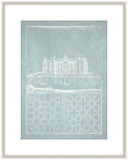 Estate Garden Plans V in Celadon and White