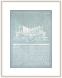 Estate Garden Plans VIII in Celadon and White