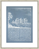 Estate Garden Plans II in Cornflower Blue and Champagne