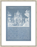 Estate Garden Plans IV in Cornflower Blue and Champagne