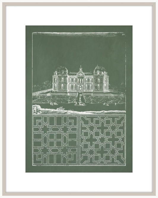 Estate Garden Plans V in Orchard and White