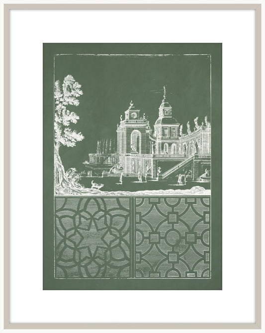 Estate Garden Plans VI in Orchard and White