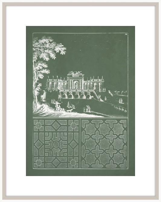 Estate Garden Plans VII in Orchard and White