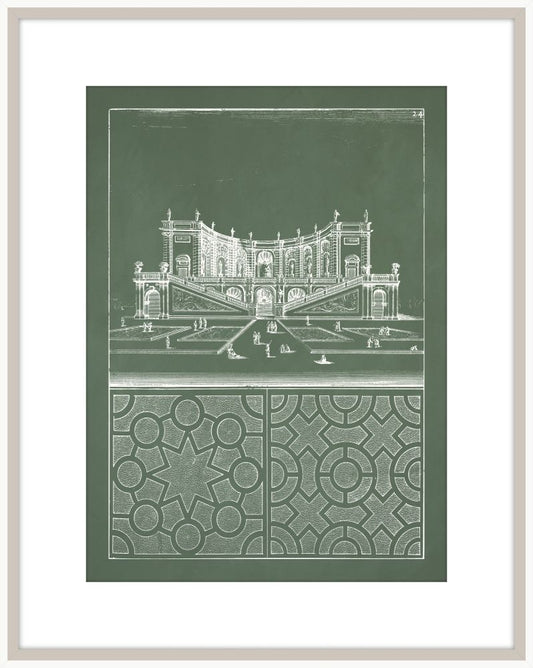 Estate Garden Plans VIII in Orchard and White