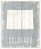 Colorado on Blue Wood