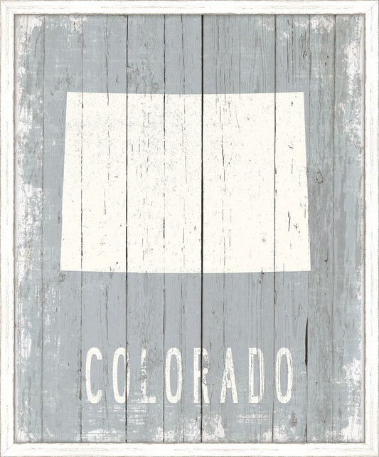 Colorado on Blue Wood
