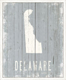 Delaware on Blue Wood