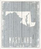 Maryland on Blue Wood