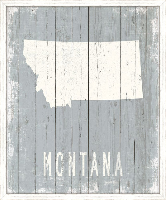 Montana on Blue Wood