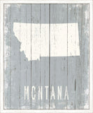 Montana on Blue Wood