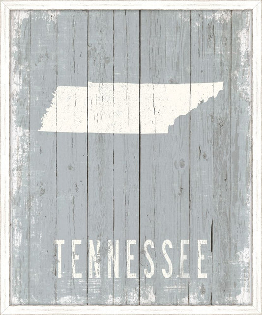 Tennessee on Blue Wood