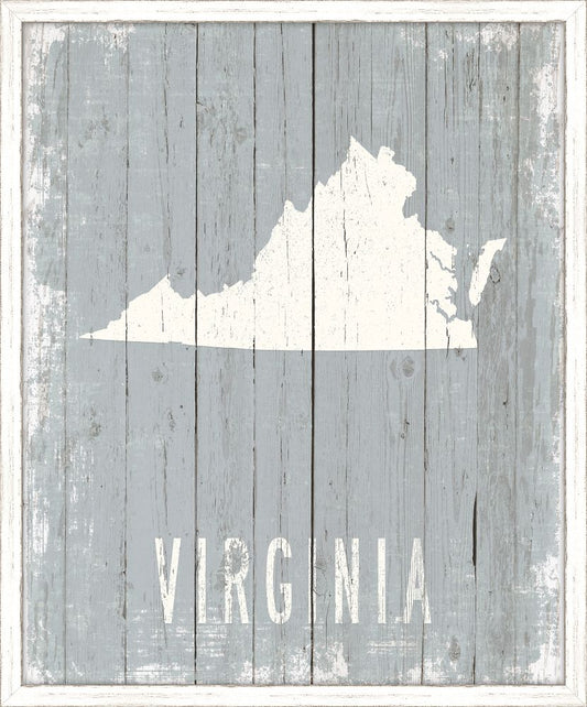 Virginia on Blue Wood