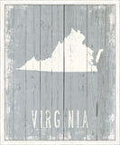Virginia on Blue Wood