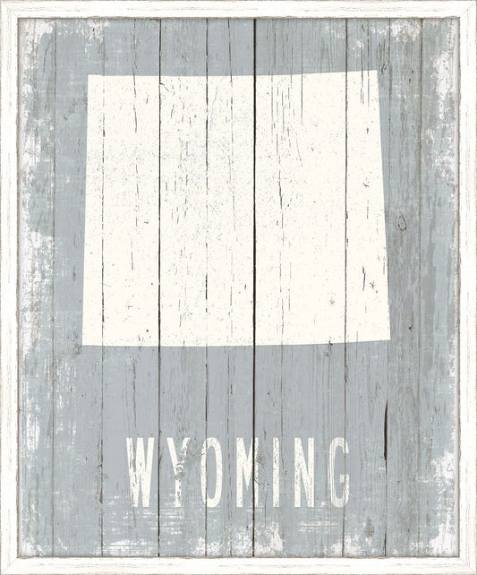 Wyoming on Blue Wood