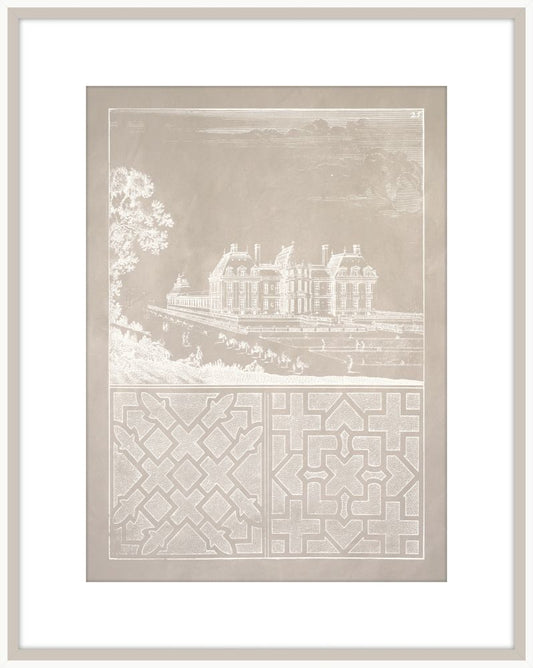 Estate Garden Plans II in Almond and White