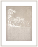 Estate Garden Plans VII in Almond and White