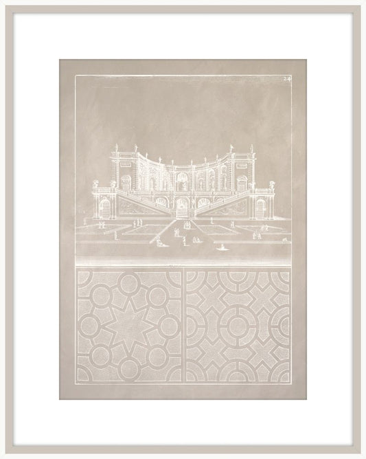 Estate Garden Plans VIII in Almond and White