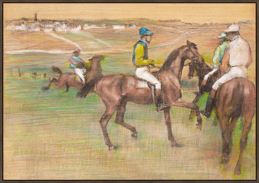 The Horse Race on Canvas
