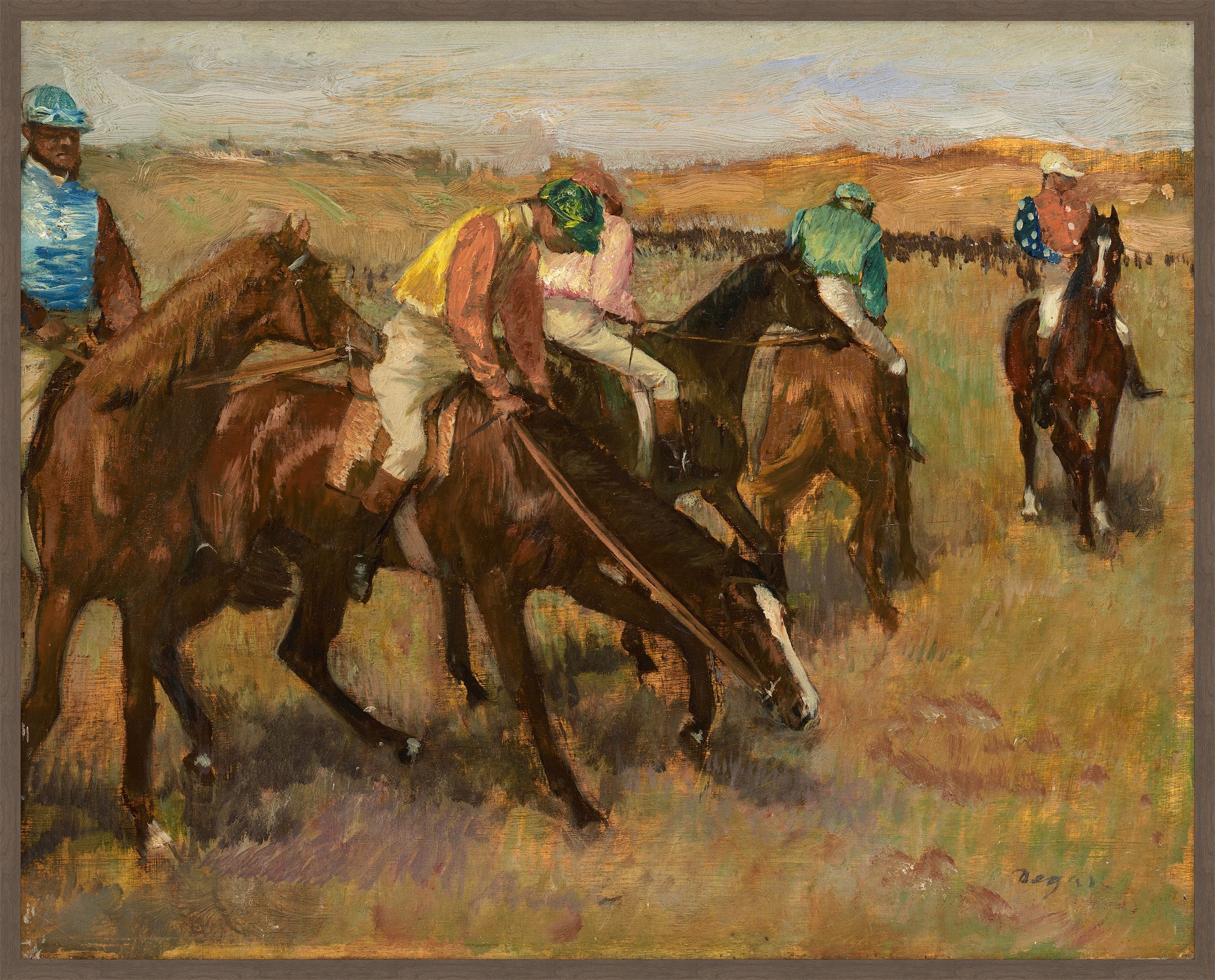 Before the Race, Edgar Degas, 1882
