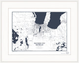 Map of Traverse City Michigan