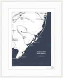 Map of Ocean City New Jersey