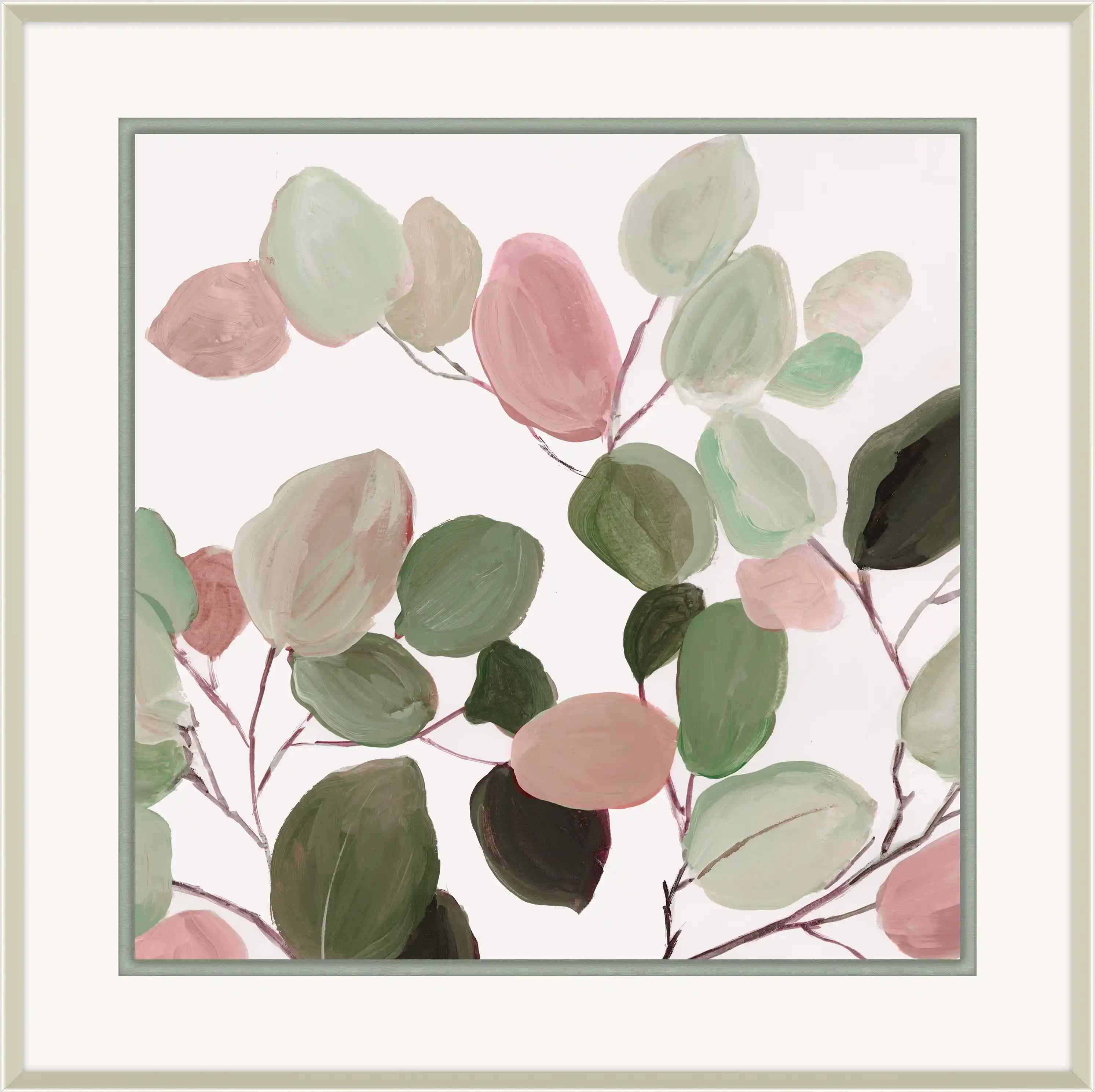 Delicate Pastel Botanical Harmony I