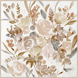 Muted Blossoms On Canvas