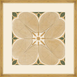 Bloemvorm in Sand and Emerald