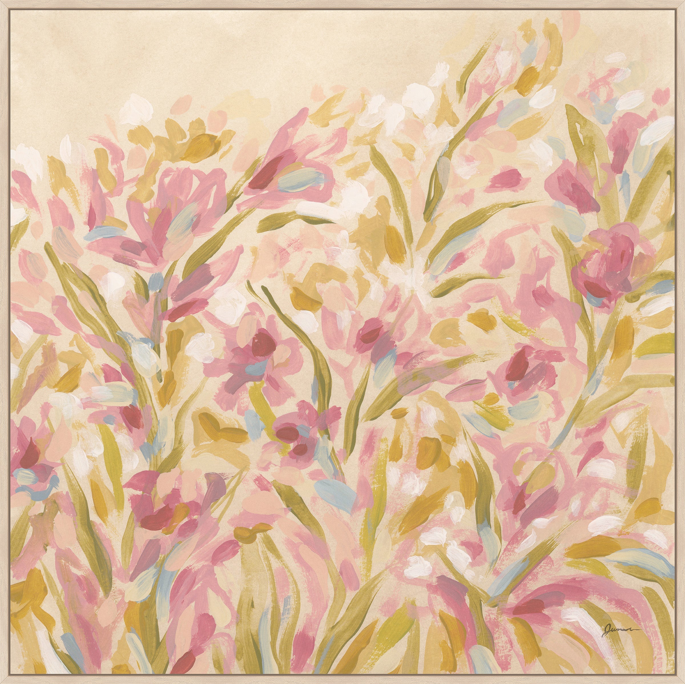 Wildflower Impressions I on Canvas