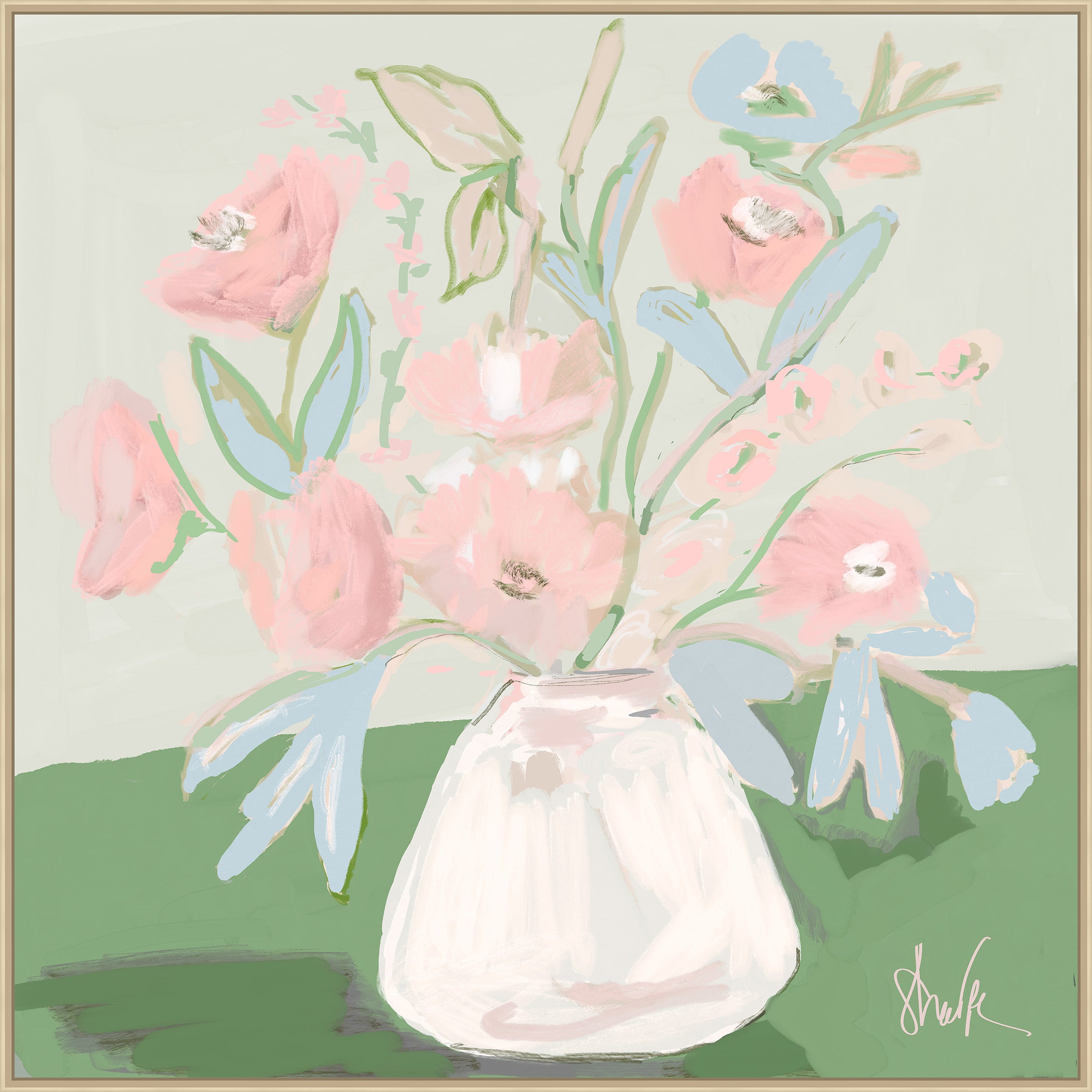 Wild Flora I on Canvas