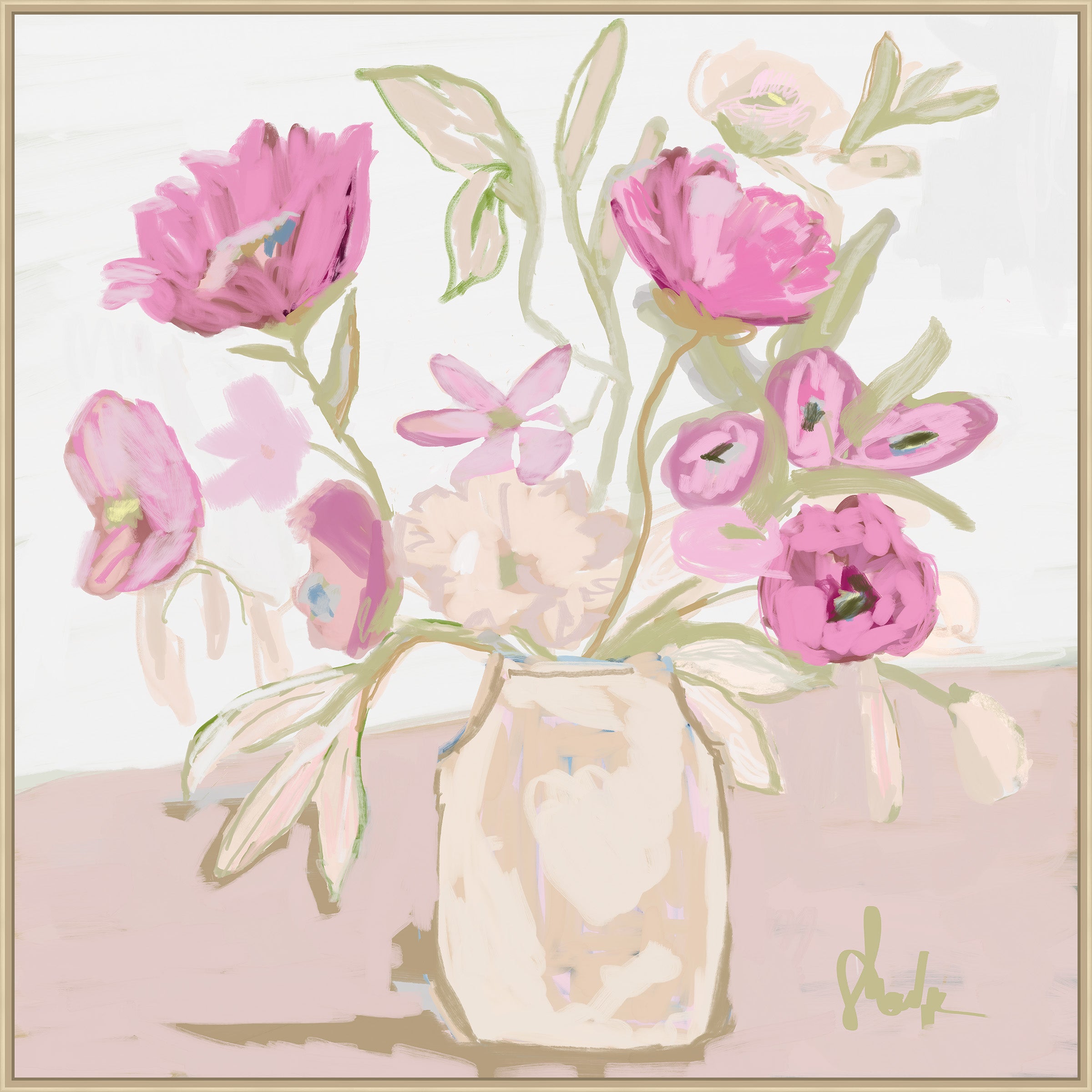 Wild Flora II on Canvas Grande