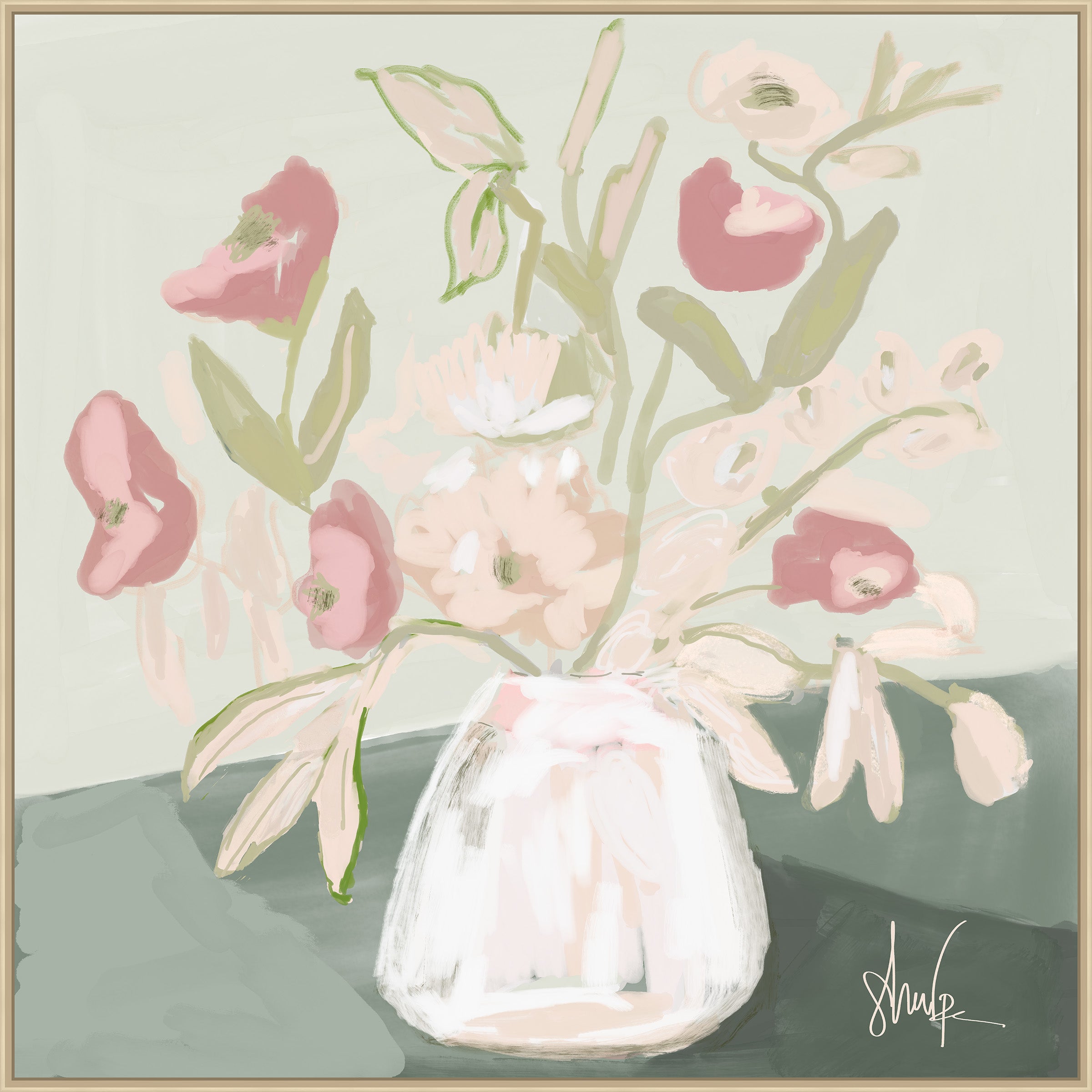 Wild Flora IV on Canvas Grande
