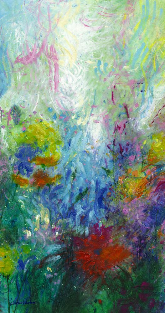 Ellen's Garden Panel II Boxed Canvas