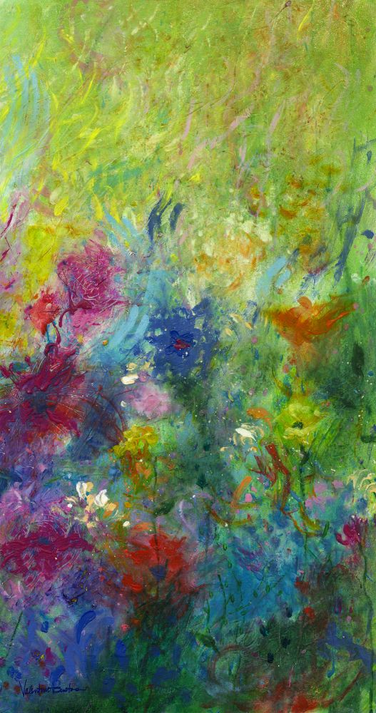 Ellen's Garden Panel III Boxed Canvas