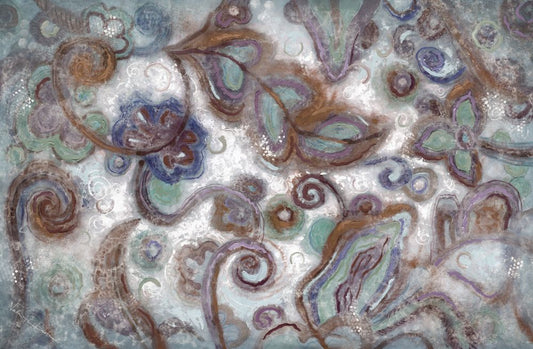 Floral Fusion II Boxed Canvas