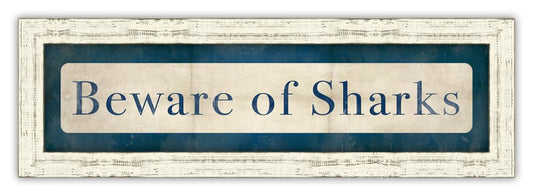 Beware of Sharks in Blue