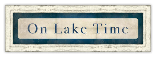 On Lake Time in Blue