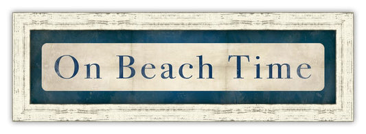 On Beach Time in Blue