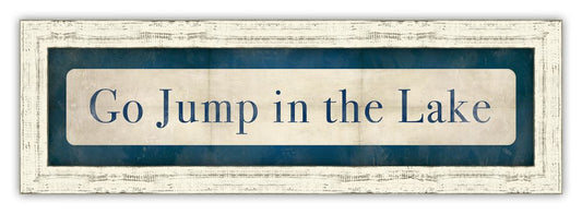 Go Jump in the Lake in Blue