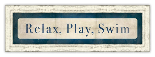 Relax Play Swim in Blue