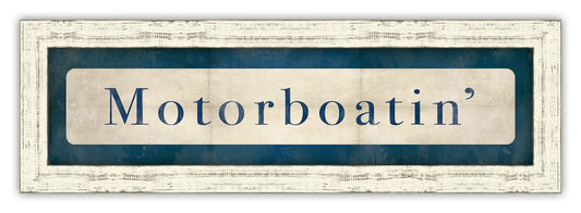 Motorboatin in Blue