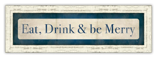 Eat Drink & be Merry in Blue