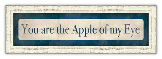 You are the Apple of my Eye in Blue