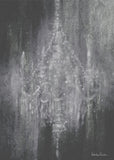 Grand Black Chandelier Boxed Canvas